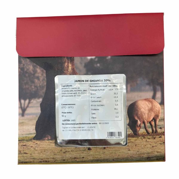 Jamon de bellota 50% iberico-retro