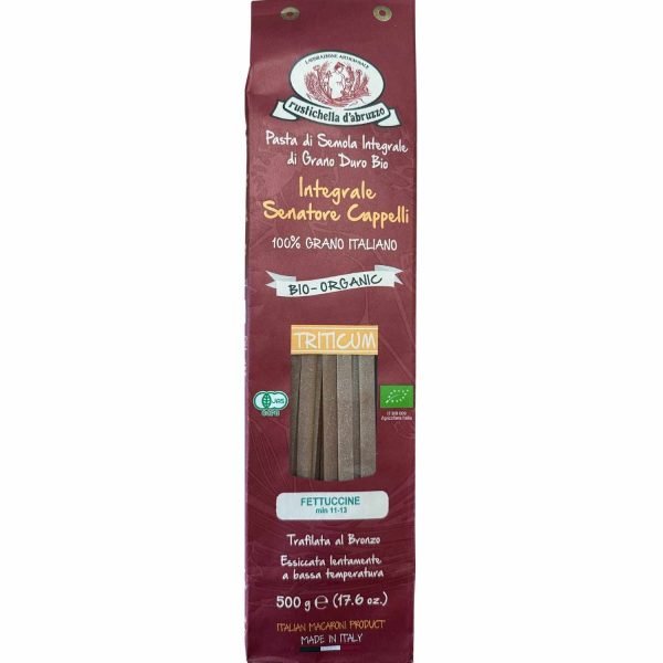 Rustichella d'Abruzzo Fettuccine integrali bio senatore cappelli-fronte