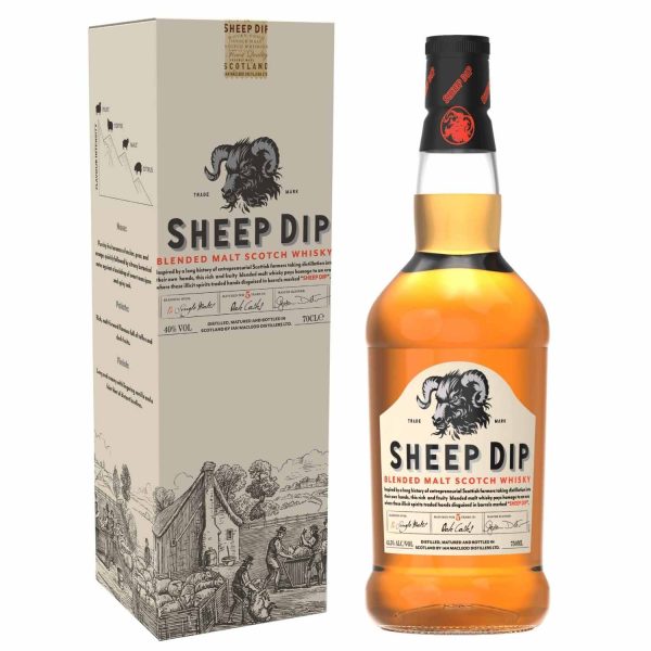 Sheep Dip Blended Malt Scotch whisky - Astucciato