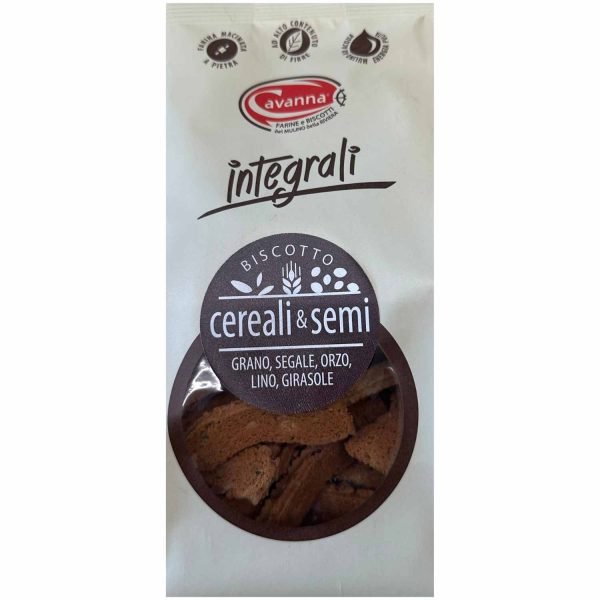 Biscotti Cereali e Semi - Cavanna - 300 gr-fronte