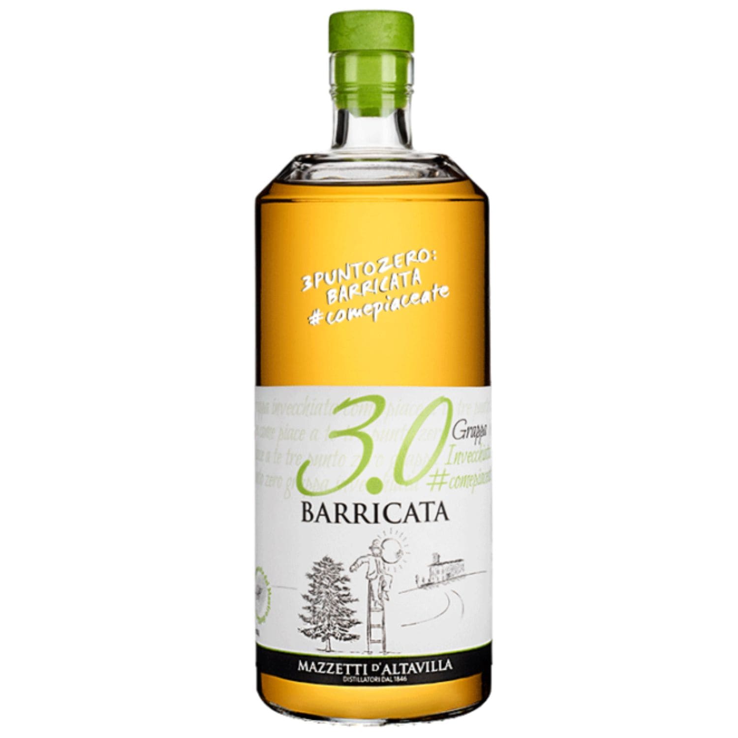 3.0 Grappa Barricata invecchiata - Mazzetti d'Altavilla